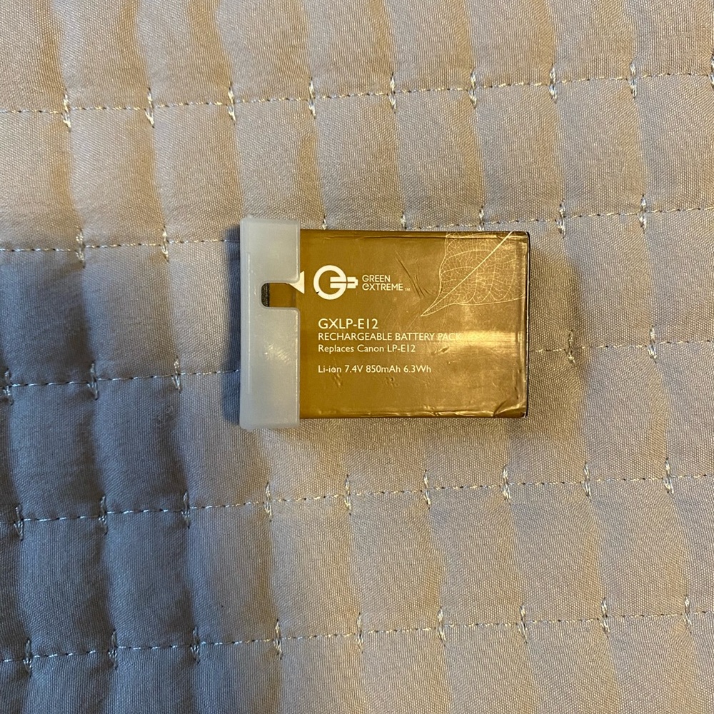 Battery for Canon PowerShot Sx70 HS (LP-E12)